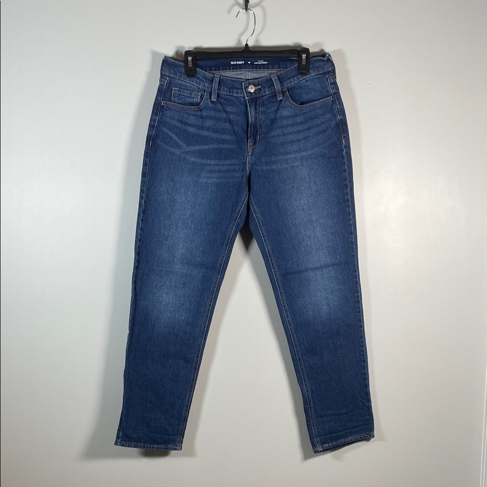 Old Navy Women's Ankle Jeans in Deep Blue 10